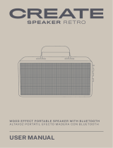 Create Wood Effect Portable Speaker Manual de usuario