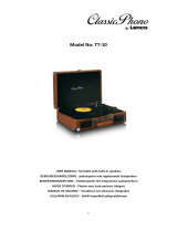 Lenco TT-10 Manual de usuario