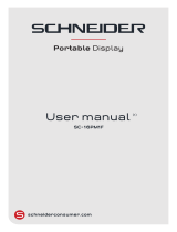 Schneider SC-16PM1F Portable Display Manual de usuario