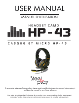 Steelplay HP-43 Manual de usuario