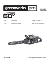 Greenworks 1321102VK Manual de usuario
