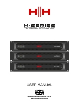 HH Electronics M Series Professional Power Amplifier Manual de usuario