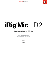 IK Multimedia iRig Mic HD 2 Manual de usuario