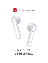 MaxWest MX-BUDS Manual de usuario