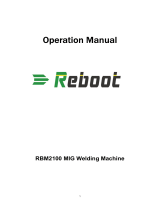 Reboot RBM2100 Manual de usuario