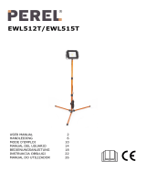 Perel EWL512T PORTABLE FOLDING LED WORK LIGHT Manual de usuario