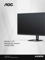 AOC 24V5CE/BK Monitor LCD Manual de usuario
