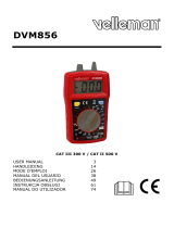 Velleman DVM856 Manual de usuario