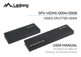 Lanberg SPV-HDMI-0004-0008 Manual de usuario