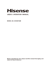 Hisense HHO60TAMI Manual de usuario