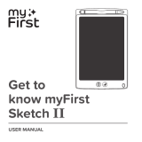 myFirst Sketch II Manual de usuario