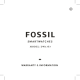 Fossil DW13F3 Gen 6 44mm Wellness Edition Touchscreen Smartwatch Manual de usuario