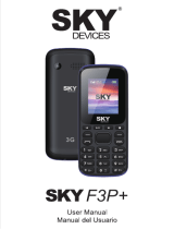 SKY DEVICE F3P+ Mobile Phone Manual de usuario
