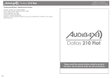 Audibax Dallas 210 Flat Manual de usuario