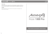 Audibax Haze 1500 Pro Manual de usuario