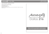 Audibax Dallas 216 Manual de usuario