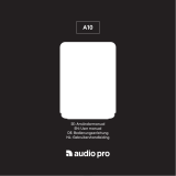 Audio Pro A10 Manual de usuario