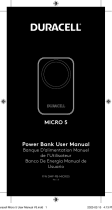 Duracell MICRO 5 Manual de usuario