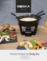 BOSKA Cheese Fondue Set Party Pro Manual de usuario