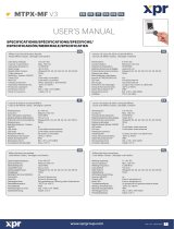xpr MTPX-MF V3 Manual de usuario