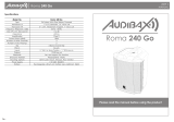 Audibax Roma 240 Go Manual de usuario