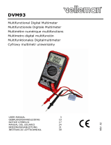 Velleman DVM93 Manual de usuario