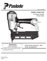 Paslode T250S-F16P Manual de usuario