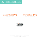 Zumex Essential Pro Manual de usuario