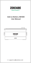 ZENDURE ZDAB1000 Add-on Battery AB1000 Manual de usuario