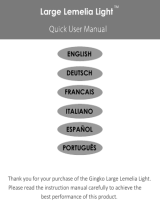 Gingko Large Lemelia Light Manual de usuario