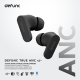 defunc TRUE ANC Active Noise Cancellation Earbuds Manual de usuario