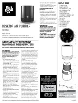 Dirt Devil 10100V Desktop Air Purifier Manual de usuario