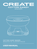 Create COTTON CANDY MAKER Manual de usuario