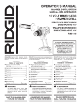 RIDGID R86115 Manual de usuario