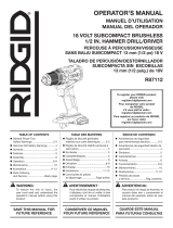 RIDGID R87112K Manual de usuario
