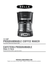 Bella 12 Cup programmable coffee maker Manual de usuario