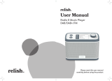 Relish AC-02 DAB+-DAB-FM Radio and Music Player Stereo Manual de usuario