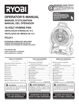Ryobi PCL811B Manual de usuario