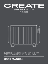 Create WARM SLIM 1500W Manual de usuario