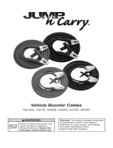 Jump-N-Carry JUMP n Carry 410122 Vehicle Booster Cables Manual de usuario