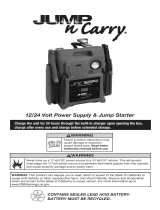 Jump-N-Carry JUMP n Carry JNC1224 12-24 Volt Power Supply and Jump Starter Manual de usuario