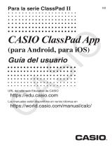 Casio ClassPad App Manual de usuario