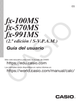 Casio fx-100MS El manual del propietario