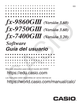 Casio fx-9860GIII Manual de usuario