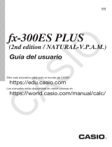 Casio FX-300ES PLUS El manual del propietario