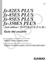 Casio fx-95ES PLUS El manual del propietario