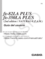 Casio fx-82LA PLUS El manual del propietario