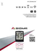 SIGMA SPORT EOX View 1300 Manual de usuario