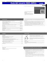 Casio G-Shock MRG-B2000 Manual de usuario