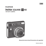 Fujifilm Intax Square SQ40 Manual de usuario